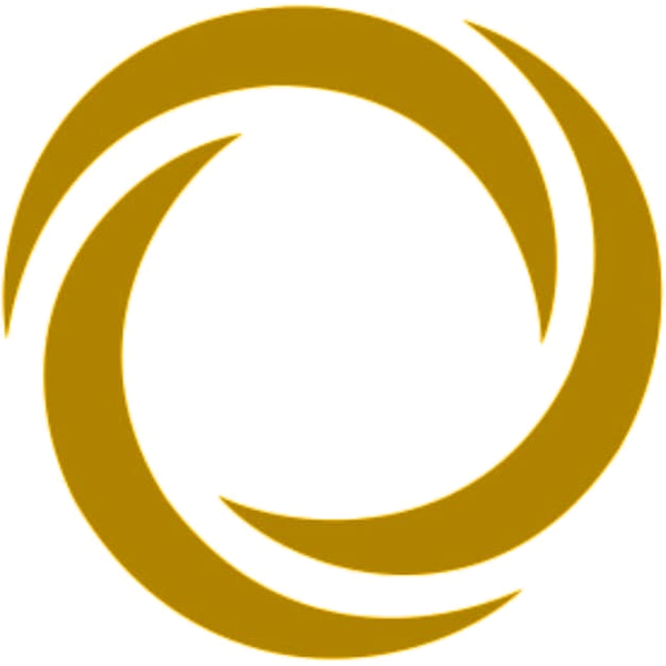TARAMARi kuldne logo – kolm põimunud ringi